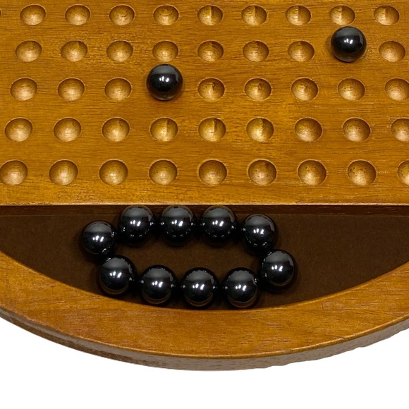 Magnetic Chinese Chess/Checkers Game Set
12” round wood game board 
New in box - Picture 2 of 2